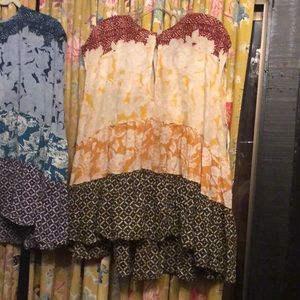 2 Free People Tunic Tops Sz L